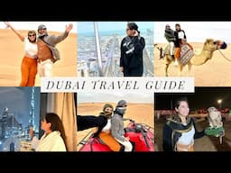 DUBAI TRAVEL GUIDE 2024 | Burj Khalifa, Dubai Desert Safari, Dubai Mall, Palm Jumeirah #dubai