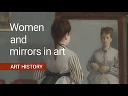 Why do artists paint women looking in mirrors? Gonzalès’s 'Full-length Mirror’ | National Gallery