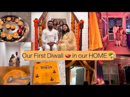 🪔Our FIRST Diwali🪔🏡in Our Home!! How we celebrate DIWALI+Halloween🎃👻 in America/Hope you Relate vlog