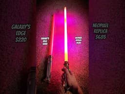 Disney VS Neopixel Palpatine Lightsaber!