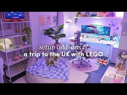 Gaming diaries | setup updaes & going to London 🇬🇧 ✨+ a pink Hinomi X1 💭