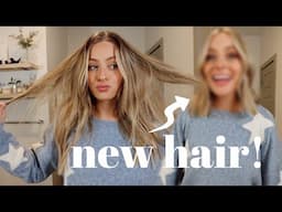 CHOPPING OFF MY HAIR & GOING BLONDER! | (shortest i've ever been!!)