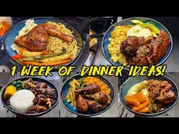 One week of Dinner Ideas! What to cook for one week!