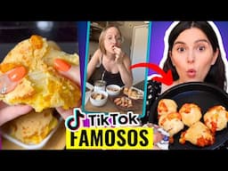 DESMINTIENDO RECETAS VIRALES de TIKTOKERS FAMOSOS *SON REALMENTE RICAS?* - Caro