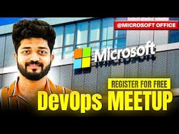 Biggest DevOps Engineers Meetup at Microsoft Bangalore Office|Free Registration with Office Entry ❤️