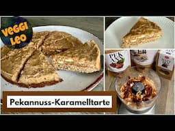 Köstliche Pekannuss-Karamelltarte | vegan - zuckerfrei - glutenfrei