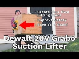 Dewalt 20V Grabo Suction Lifter | Tool review