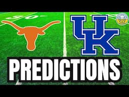 Texas vs. Kentucky PREDICTIONS | 2024 College Football Predictions