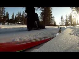 GoPro cross-country skiing in Finland