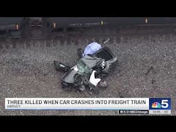 3 killed in car vs. train collision in Harvey