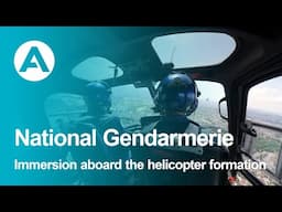 Immersion aboard the helicopter formation of the National Gendarmerie for Bastille Day