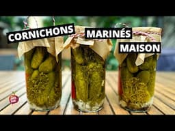 CORNICHONS MARINÉS MAISON 🥒 Meilleure recette pickle !