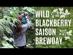 Wild Blackberry Saison Brewday