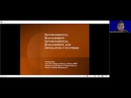 Environmental Management and Developing Countries