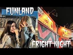 Funland Hayling Island's FRIGHT NIGHT & Fireworks | Vlog | Time for one last scare!