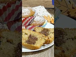 Muffin al caffè con cuore di Nutella #divertirsiincucina #shortvideo