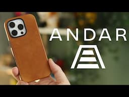 ANDAR iPhone 16 Pro Accessories - Andar Aspen Camel Tan / Jet Black