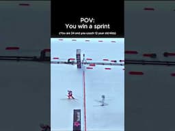 POV You win a sprint #johannmühlegg #nordicskiing