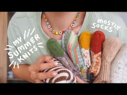 Everything I knit during the Summer ✿ Knit Knacks 12 ✿ knitting podcast