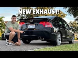 8th Gen Civic Si Full Race Exhaust Install and First Impressions!