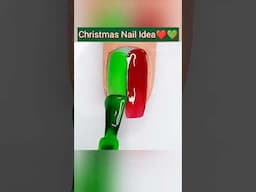 Christmas Nail Idea❤️💚 #shorts #short #shortsviral #nailart #christmas #christmas2024 #trending