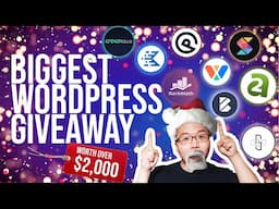 Biggest WordPress Christmas Giveaway - Over $2k Worth of Gifts!