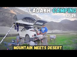 The place where mountains and dessert meet - Diskit ' Ladakh ' ⎜Car camping @Pahaddiprindey