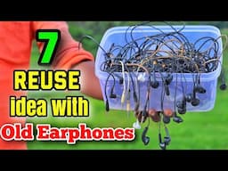 7 AWESOME USES OF OLD EARPHONE