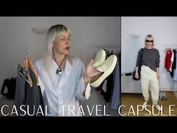 12 PIECE TRAVEL CAPSULE | Casual, practical outfits with a 'fashion' edge