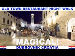 DUBROVNIK CROATIA MAGICAL RESTAURANT NIGHT WALK - THE CITY OF GAME OF THRONES WALKING TOUR