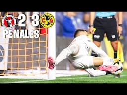 PENALES XOLOS 2-3 AMÉRICA | MALAGÓN el héroe de las ÁGUILAS