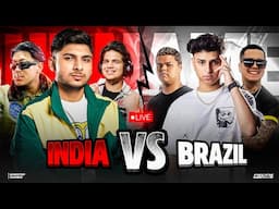 INDIA 🇮🇳 vs BRAZIL 🇧🇷 AFTER A LONG TIME 😍🚀 #nonstopgaming -free fire live