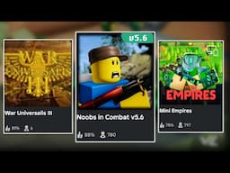 I Played 4 Strategy Games You've Never Heard of on Roblox