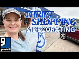 Thrift Store Shopping & Decorating • Thrifting Home Decor at Goodwill• Thrift Store Finds