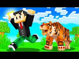 TIGRE MALVADO MORDE MORDE NO MINECRAFT