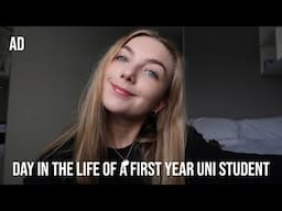 A day in the life of a first year university student #ad| Sophia X