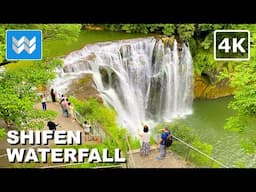 [4K] LITTLE NIAGARA FALLS OF TAIWAN - Shifen Waterfall 十分大瀑布 2024 Nature Hike Walking Tour Vlog