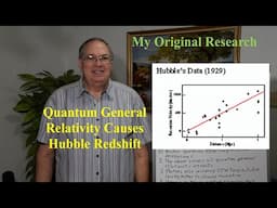 Quantum General Relativity Causes Hubble Redshift