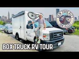 Living Rent FREE in a Box Truck Apartment | New York City VANLIFE