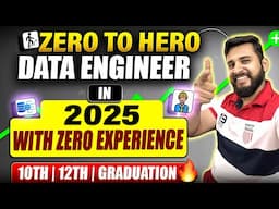 I WILL DO THESE THINGS TO BECOME A DATA ENGINEER FROM ZERO IN 2025 | LATEST ROADMAP OF 2025✅