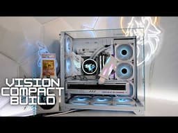 O11 Vision Compact Build Complete Step-by-Step Guide on How To Build a White Gaming PC 9950X + 4090