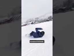 Try snowboarding they said...🫣 #snowboarding #fail #tv #colorado