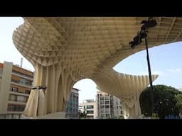 Admiring Setas de Sevilla From Below