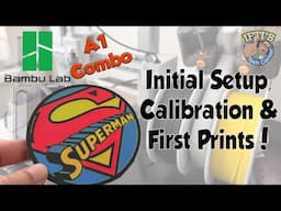 #02 Bambulab A1 Combo + AMS Lite System : Setup, Calibration, and First Prints!