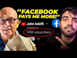 I have 100K SUBS but Facebook Pays MORE!