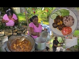 How To Cook Jamaican Oxtail!! With Rice & Peas| Pineapple, Cherry & American Apple Juice