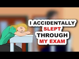 Slept through my exam ! Animated Story | Late Night Party | Sleeping story time animated