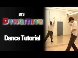 [Dance Tutorial] (MV ver) BTS - Dynamite (Count + Mirrored) 안무배우기 방탄소년단 다이너마이트 거울모드