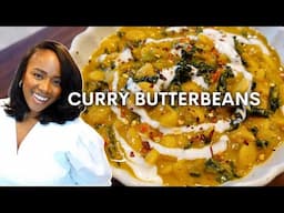 ONE POT Curry Butter Beans | Cheap & Easy Vegan Dinner Ideas