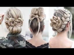 8 Pretty Buns and Updos - DIY Tutorial